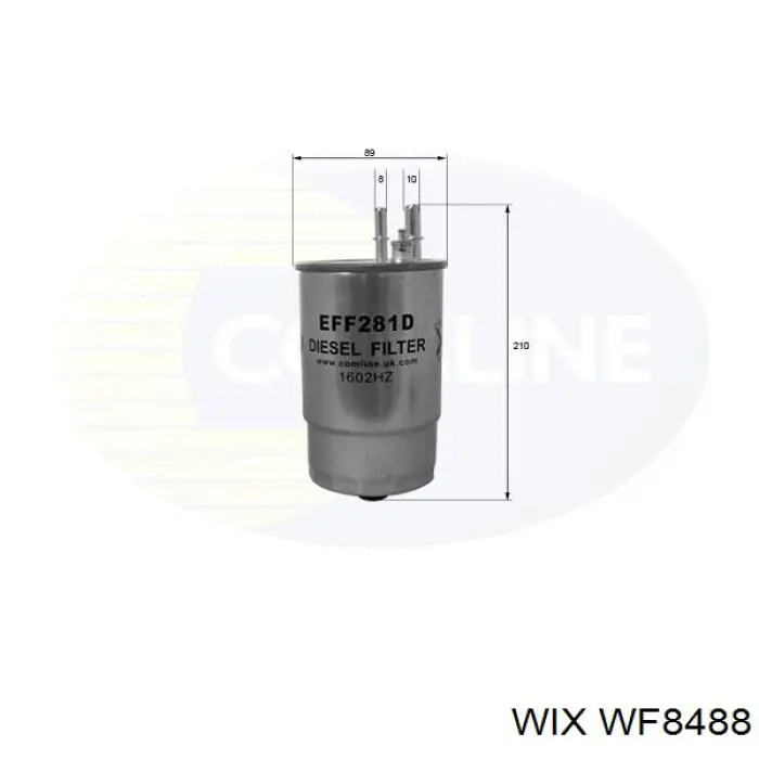 WF8488 WIX Filtro de combustível