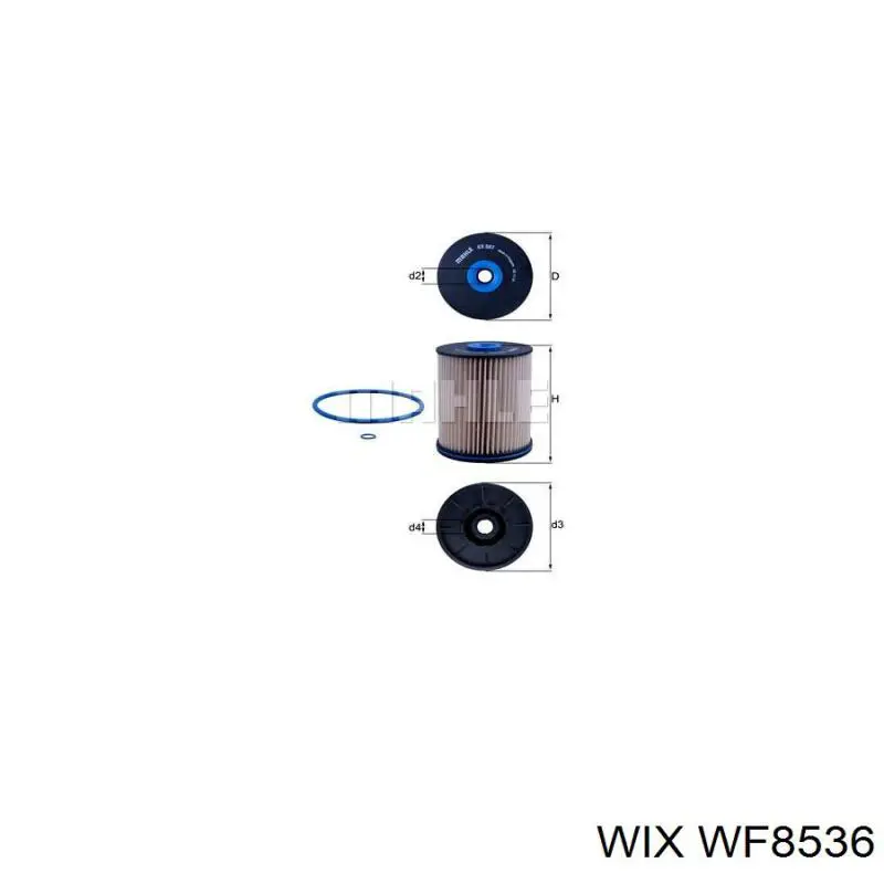 WF8536 WIX Filtro de combustível