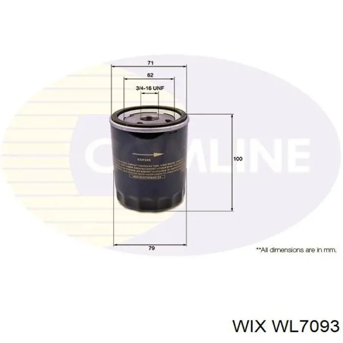 Compre WL7093 WIX Filtro de óleo