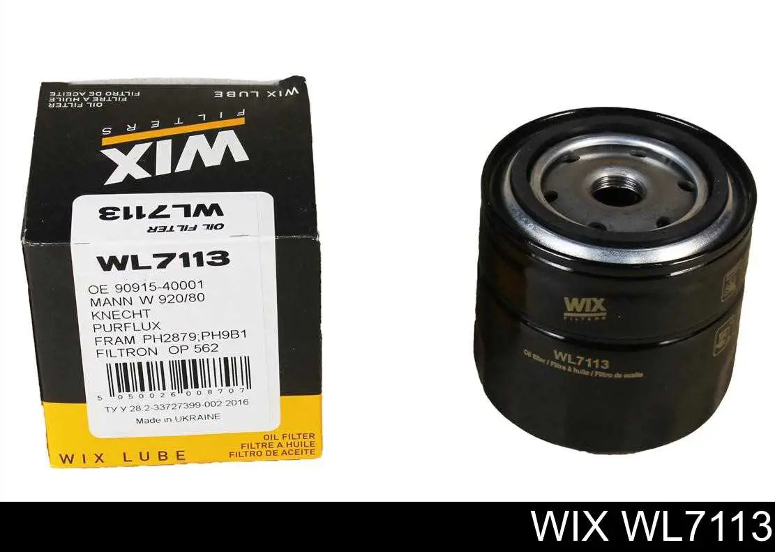 Filtro de óleo WIX WL7113 preço, a partir de 5,95 USD