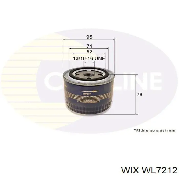 Compre WL7212 WIX Filtro de óleo