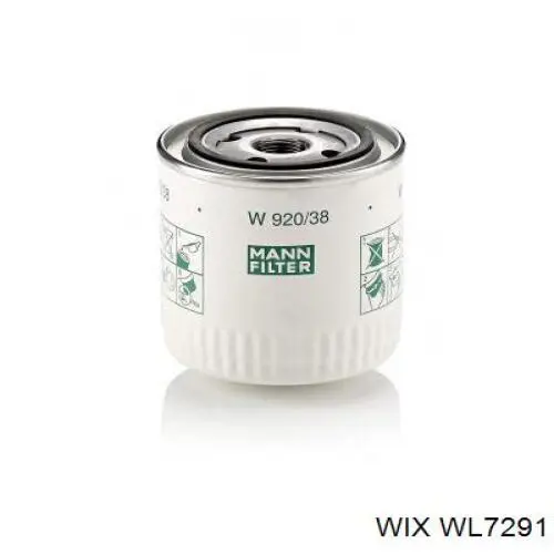 Filtro de óleo WIX WL7291 preço, a partir de 6,29 USD