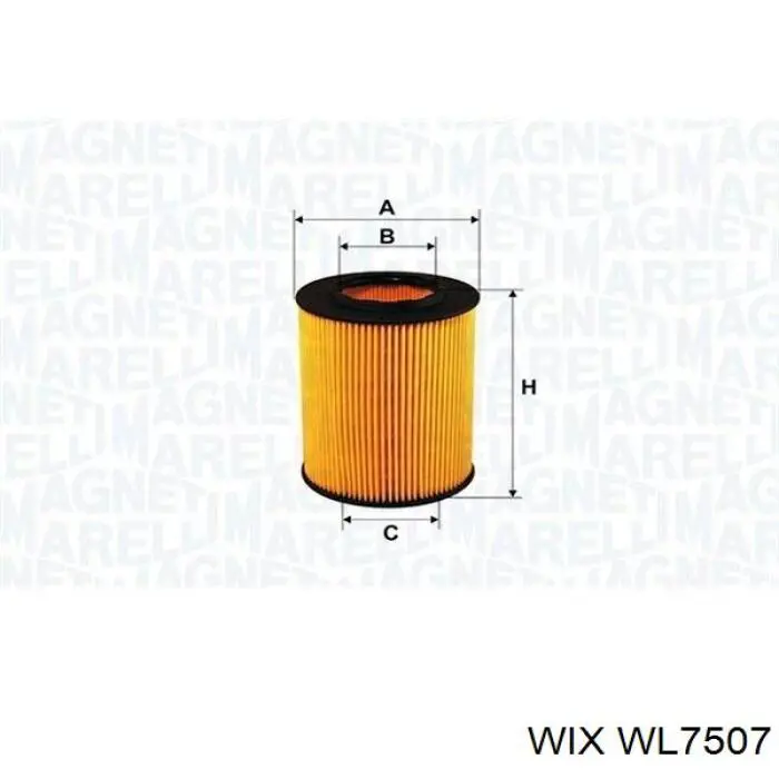 Filtro de óleo WIX WL7507 preço, a partir de 7,80 USD