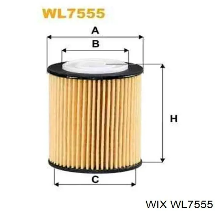Filtro de óleo WIX WL7555 preço, a partir de 11,69 USD