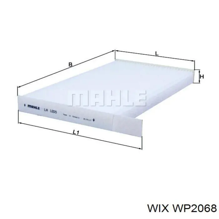 Compre WP2068 WIX Filtro de salão