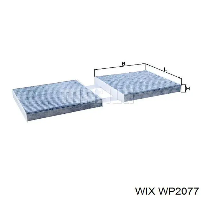Filtro de salão WIX WP2077 preço, a partir de 17,24 USD