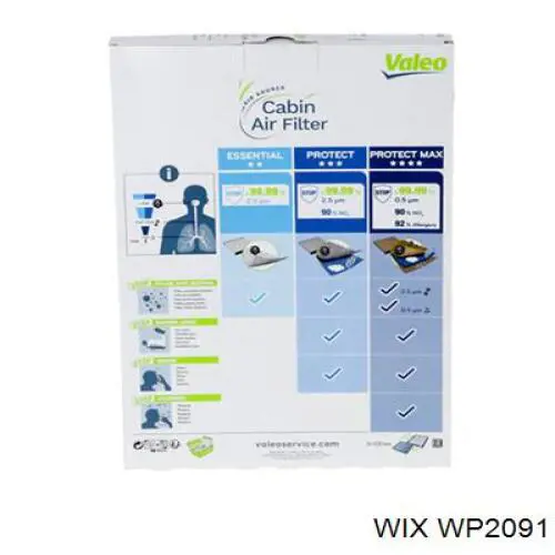Filtro de salão WIX WP2091 preço, a partir de 13,06 USD