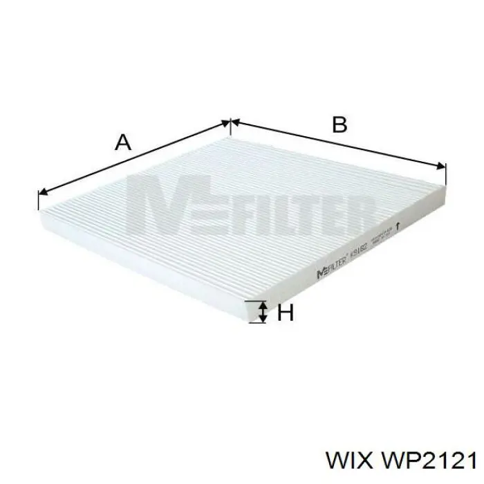 Filtro de salão WIX WP2121 preço, a partir de 11,49 USD