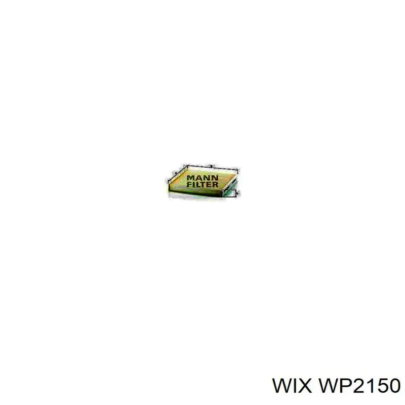 WP2150 WIX Filtro de salão