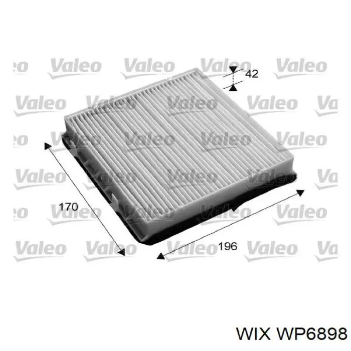 Compre WP6898 WIX Filtro de salão