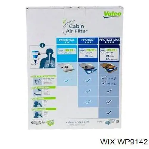 Compre WP9142 WIX Filtro de salão