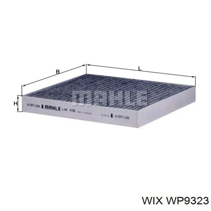 Compre WP9323 WIX Filtro de salão