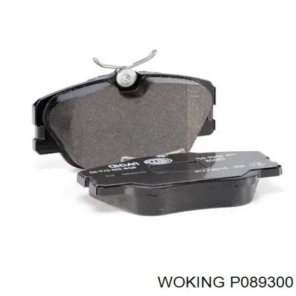 Compre P089300 Woking Sapatas do freio dianteiras de disco