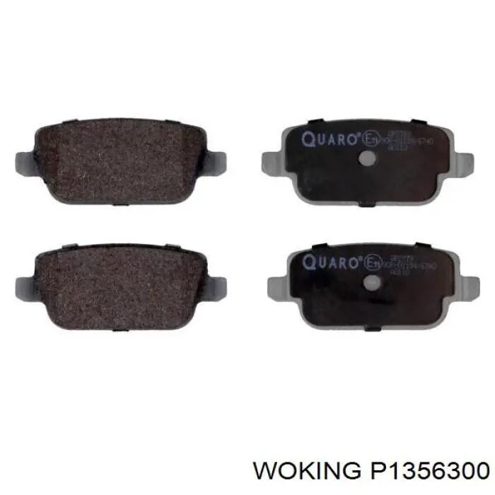 Sapatas do freio traseiras de disco Woking P1356300 preço, a partir de 21,93 USD