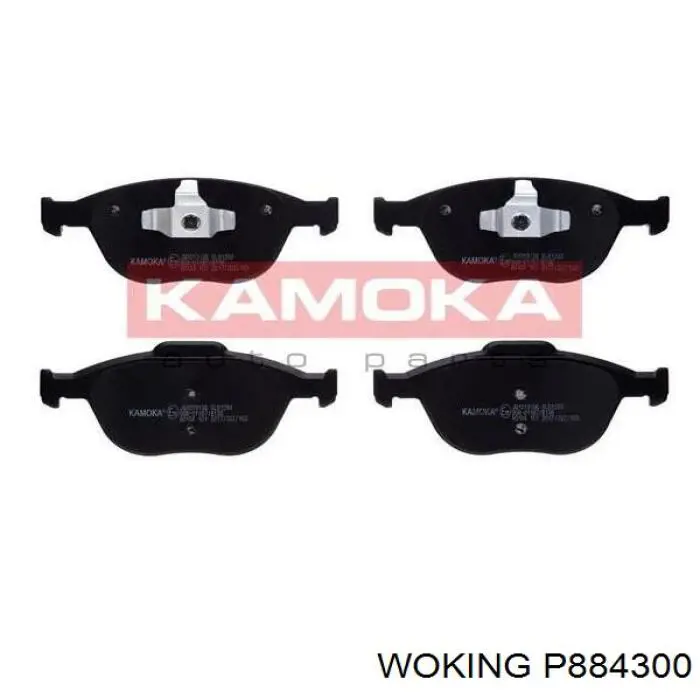 Compre P884300 Woking Sapatas do freio dianteiras de disco