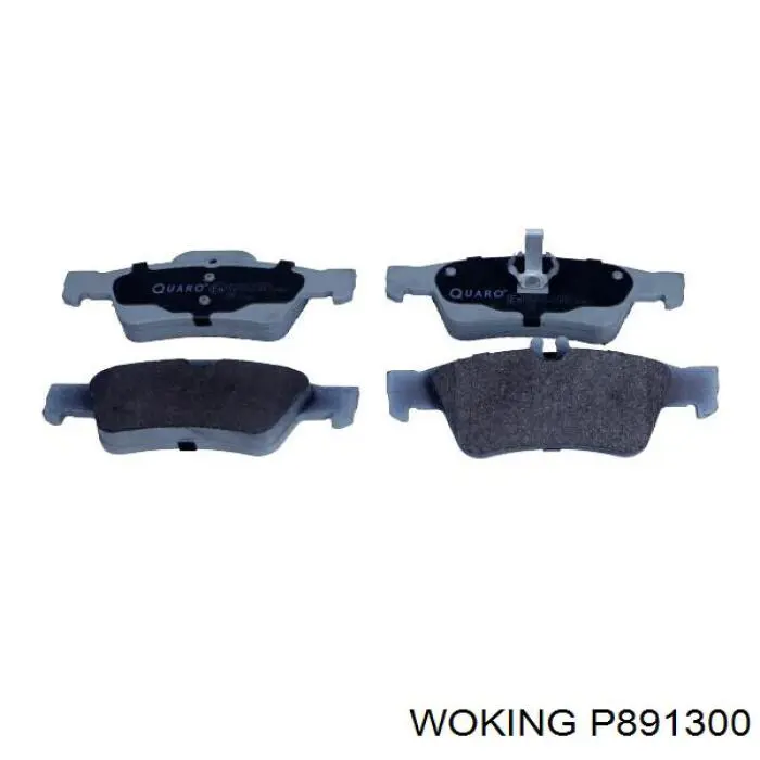 Compre P891300 Woking Sapatas do freio traseiras de disco