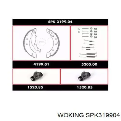 Sapatas do freio traseiras de tambor, montadas com cilindros, kit Peugeot/Citroen E170066 preço, a partir de 113,90 USD