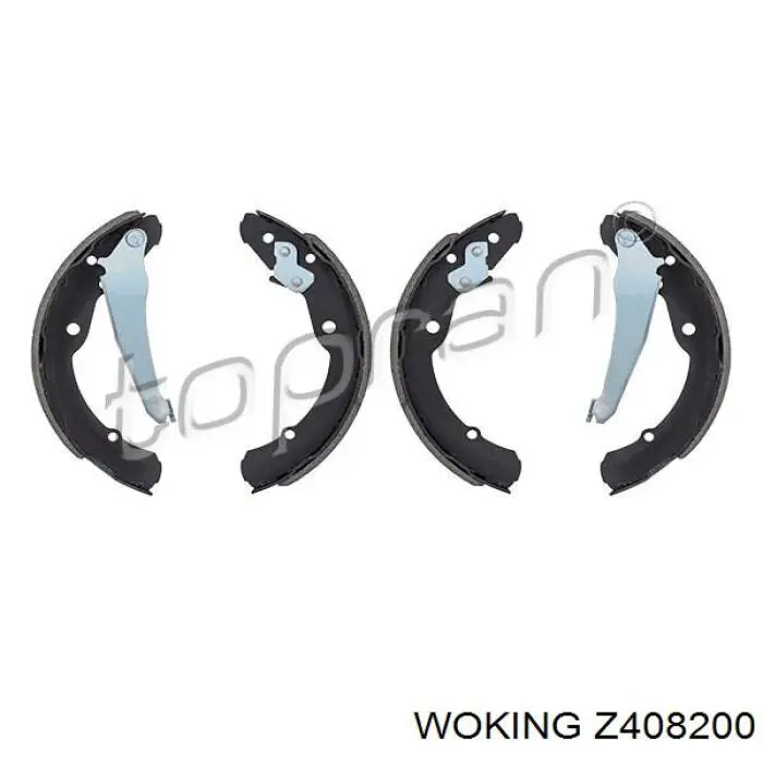Compre Z408200 Woking Sapatas do freio traseiras de tambor