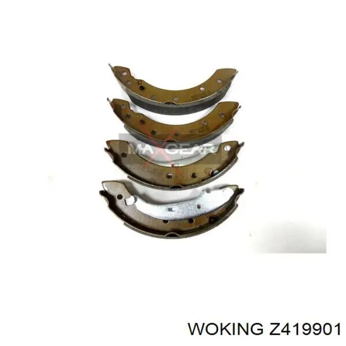 Compre Z419901 Woking Sapatas do freio traseiras de tambor