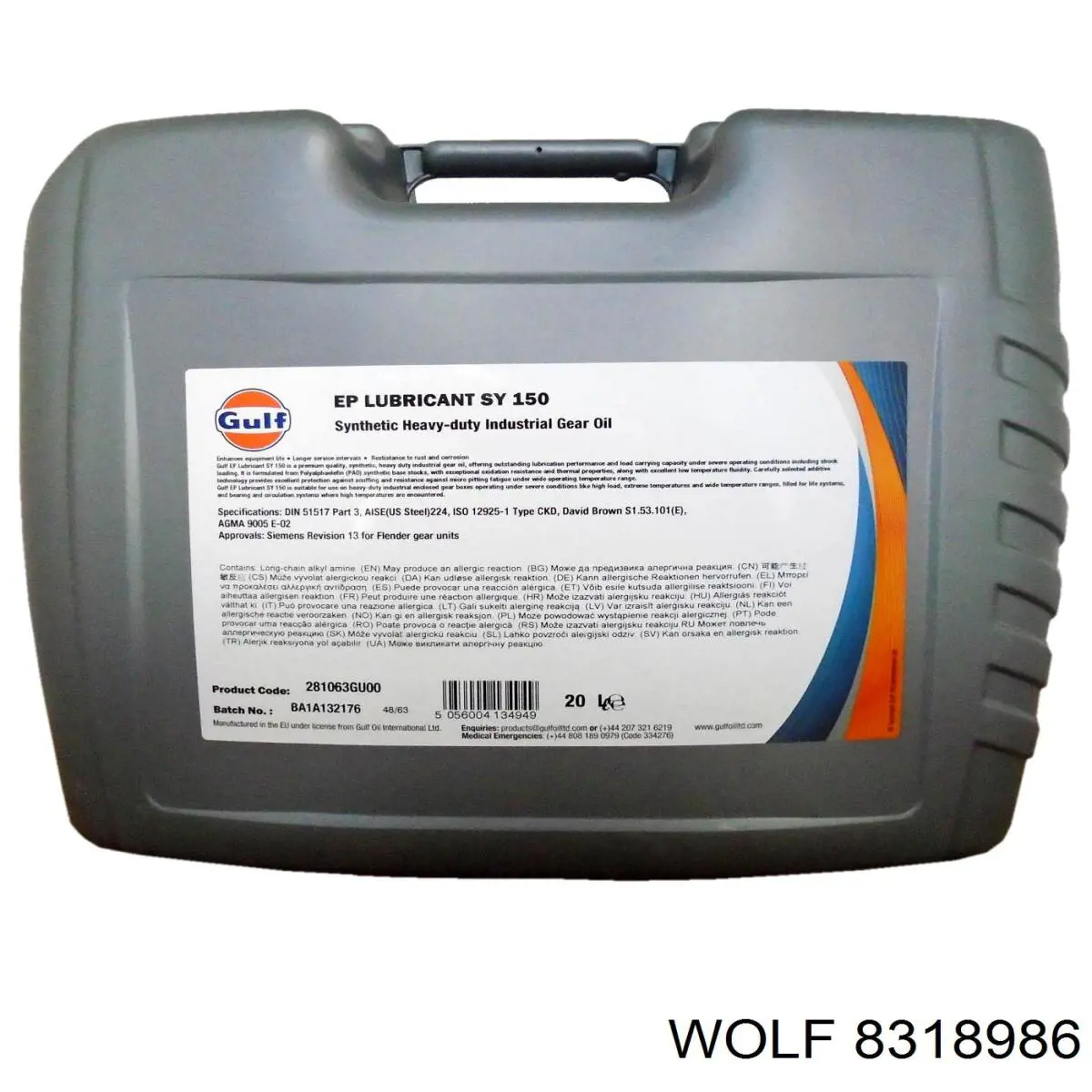 Compre 8318986 Wolf Óleo de transmissão