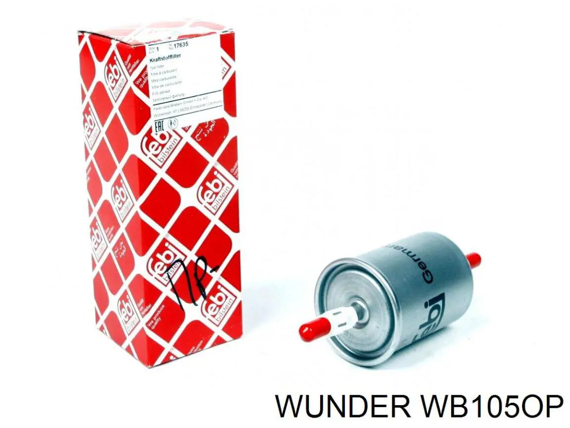 Filtro de combustível WB105OP Wunder