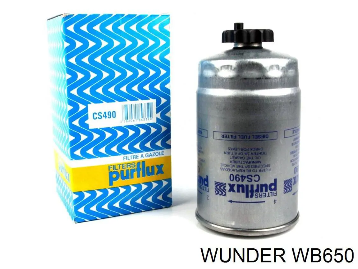 WB650 Wunder Filtro de combustível