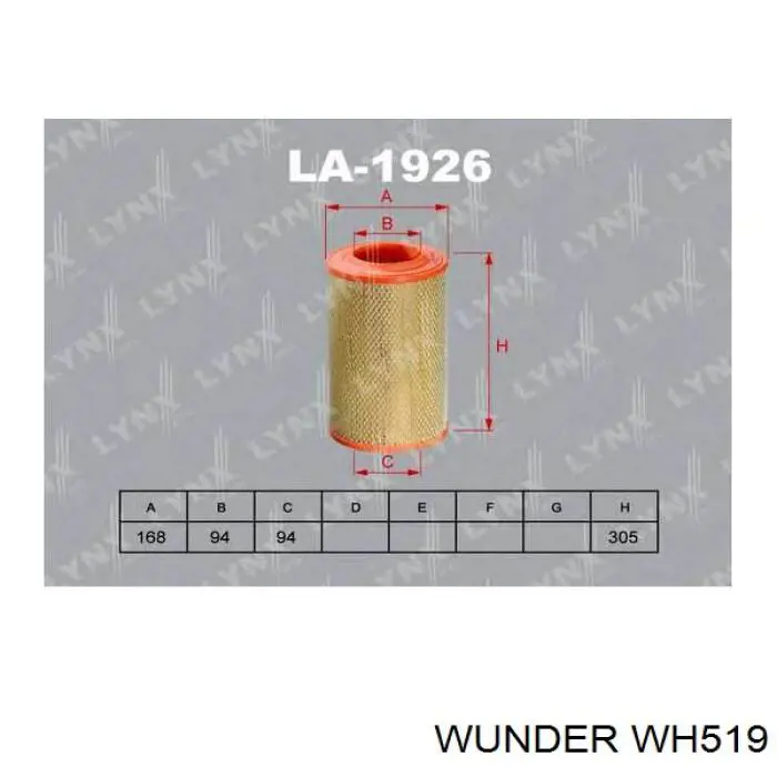 Filtro de ar Wunder WH519 preço, a partir de 15,86 USD