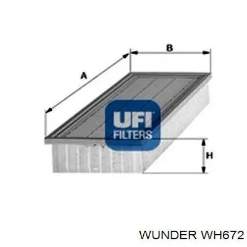 WH672 Wunder Filtro de ar