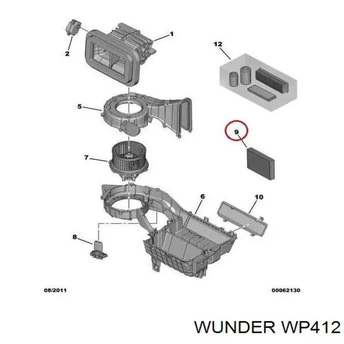 Filtro de salão Wunder WP412 preço, a partir de 9,68 USD