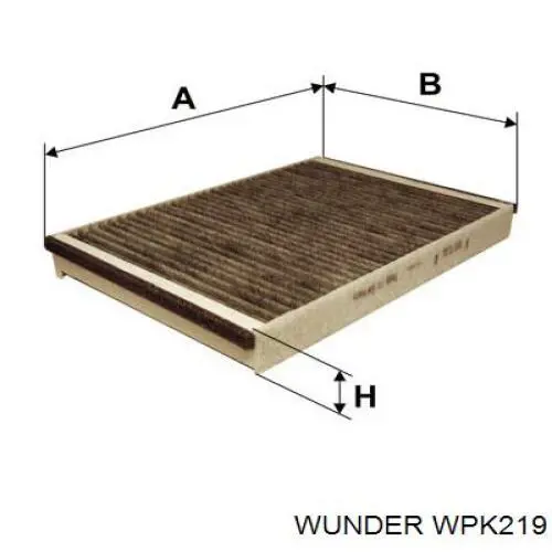 WPK219 Wunder Filtro de salão