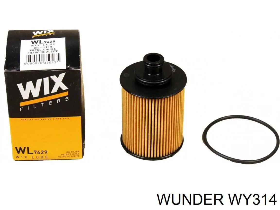Filtro de óleo WY314 Wunder