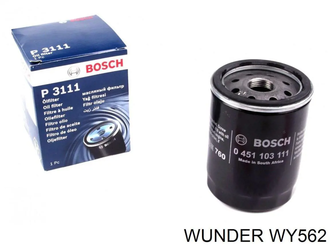 Filtro de óleo Wunder WY562