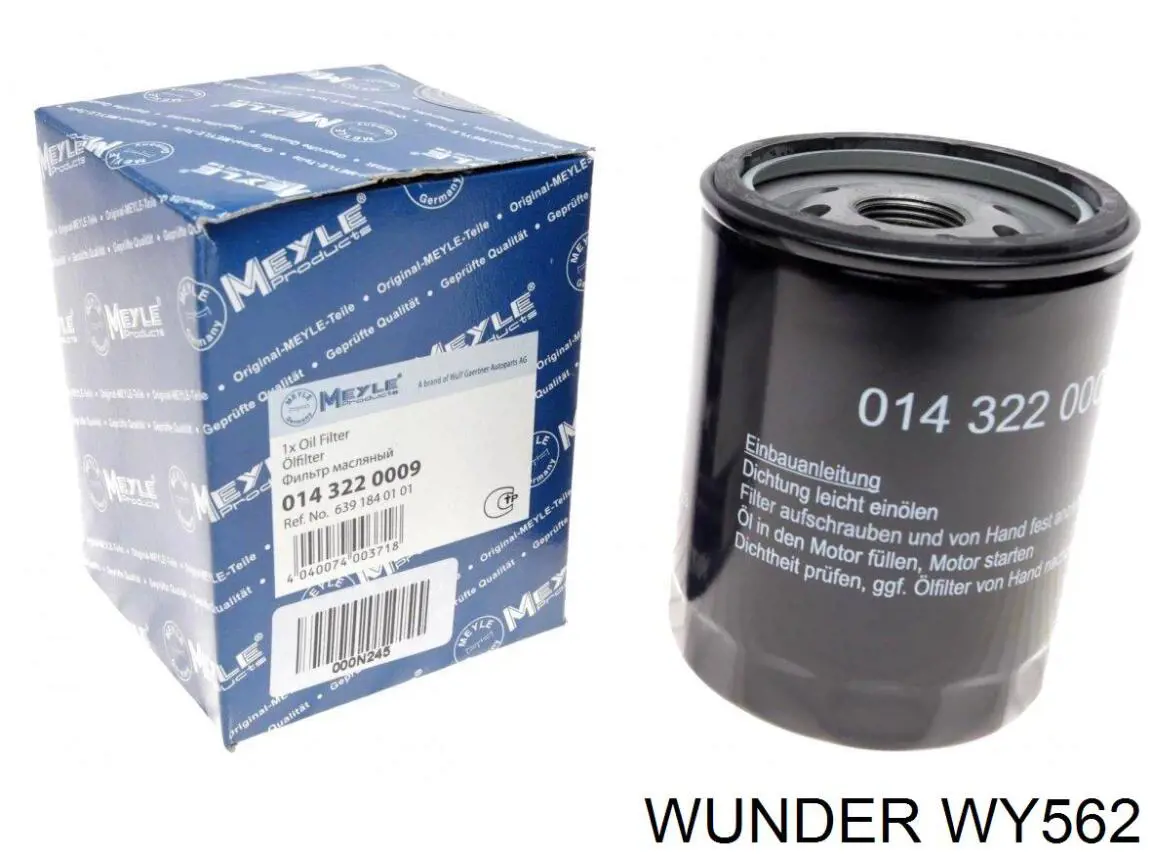 WY562 Wunder Filtro de óleo