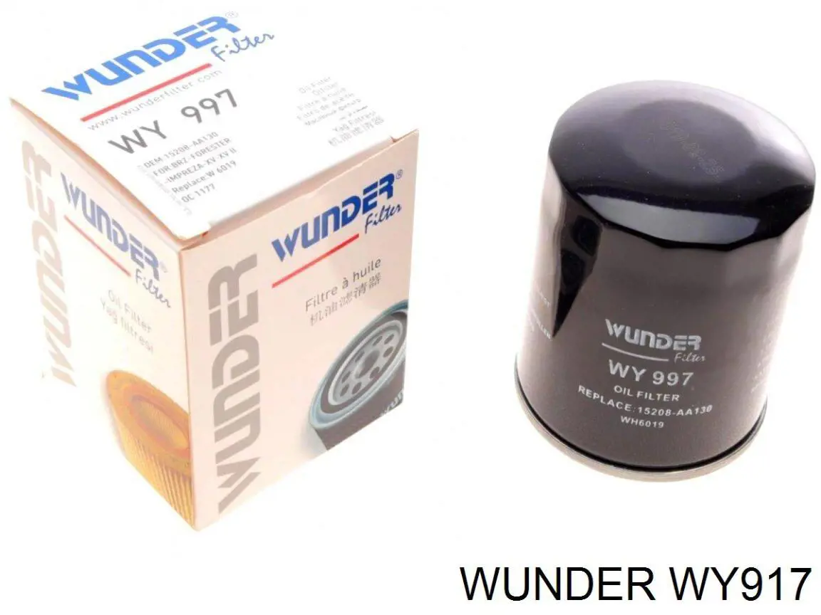 Filtro de óleo WY917 Wunder