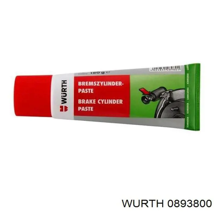 0893800 Wurth Lubrificante dos sistemas de frenagem
