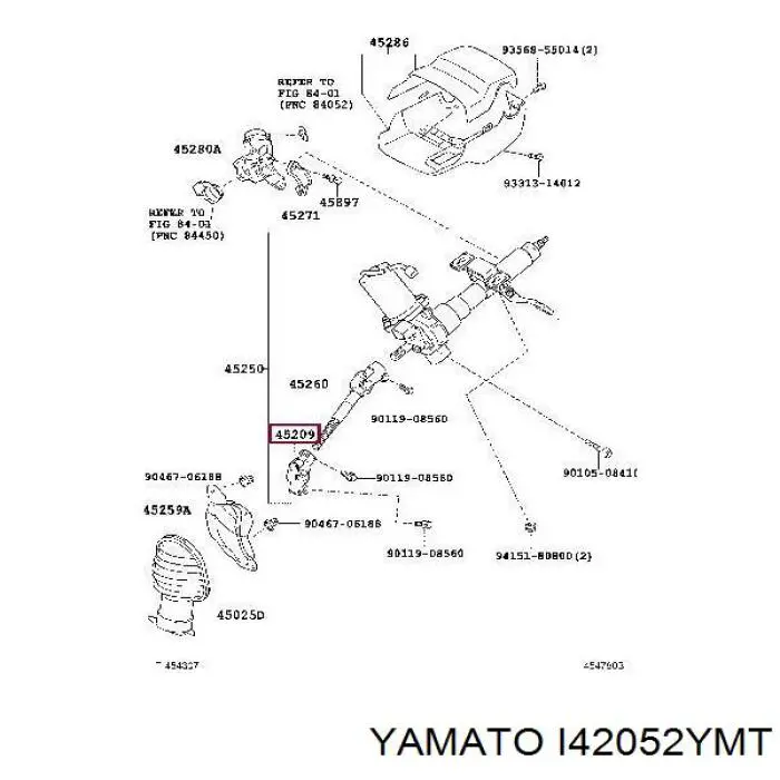 Cruzeta do mecanismo de direção Yamato I42052YMT preço, a partir de 77,71 USD