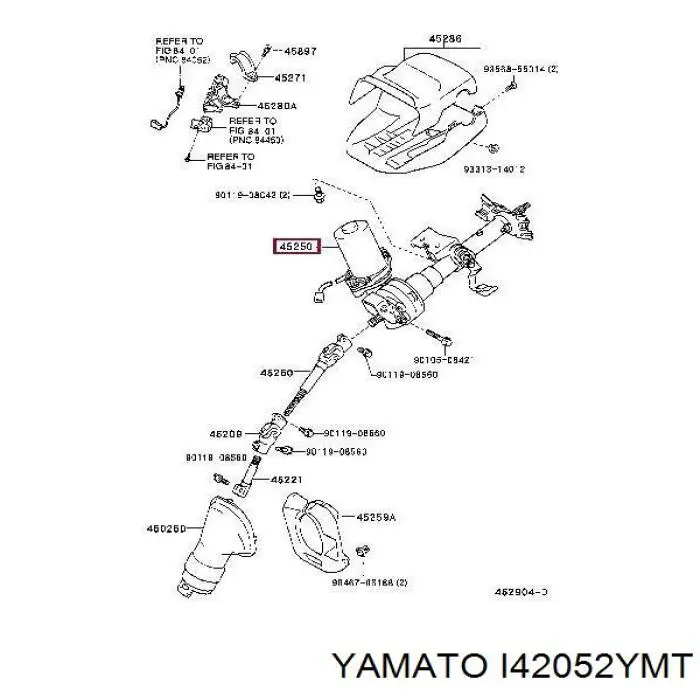 Compre I42052YMT Yamato Cruzeta do mecanismo de direção