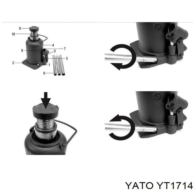 Compre YT1714 Yato Macaco