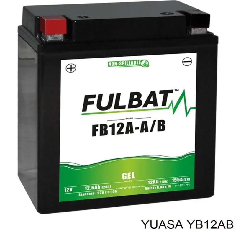 YB12AB Yuasa Bateria recarregável (PILHA)