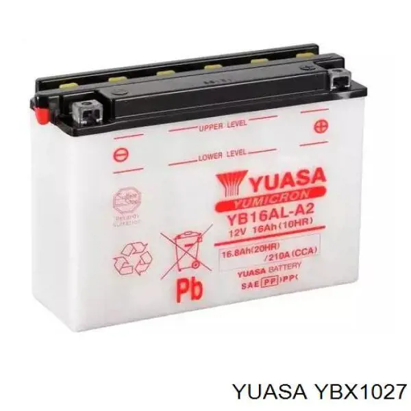 YBX1027 Yuasa Bateria recarregável (PILHA)