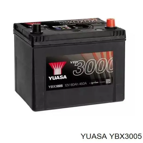YBX3005 Yuasa Bateria recarregável (PILHA)
