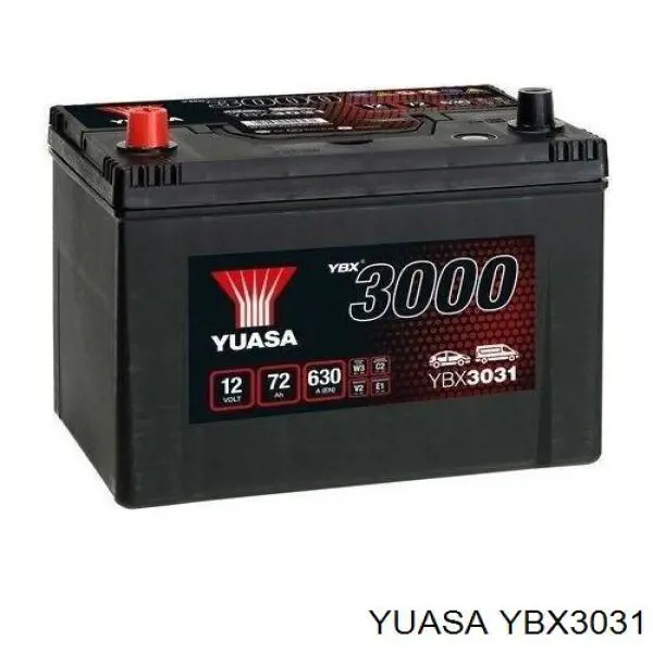 YBX3031 Yuasa Bateria recarregável (PILHA)
