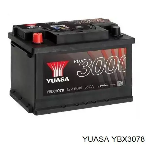 YBX3078 Yuasa Bateria recarregável (PILHA)