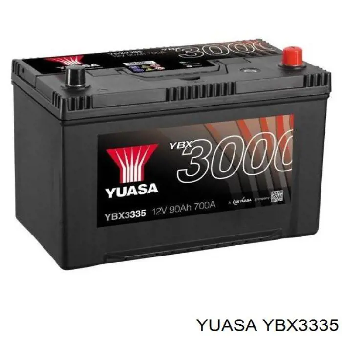 YBX3335 Yuasa Bateria recarregável (PILHA)