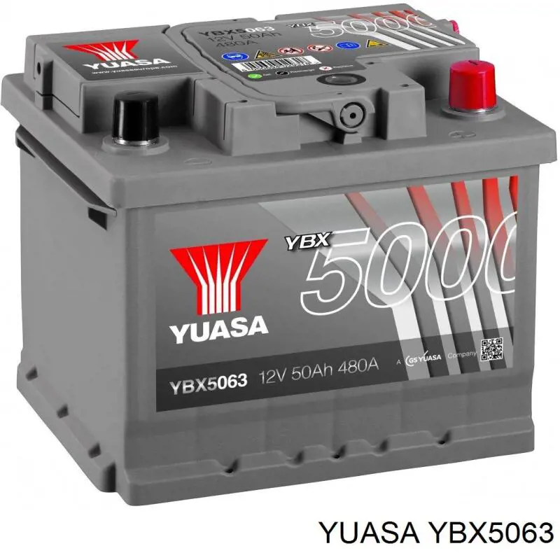Bateria recarregável (PILHA) Yuasa YBX5063 preço, a partir de 80,06 USD