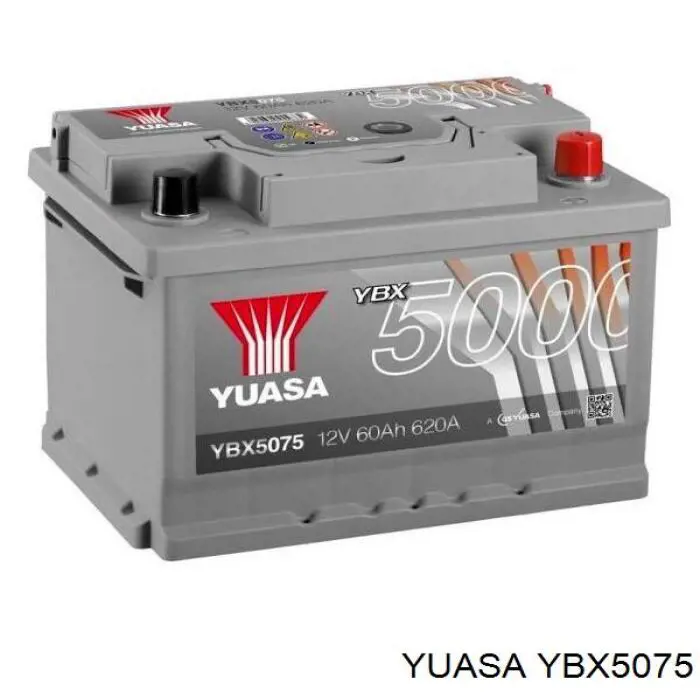 YBX5075 Yuasa Bateria recarregável (PILHA)