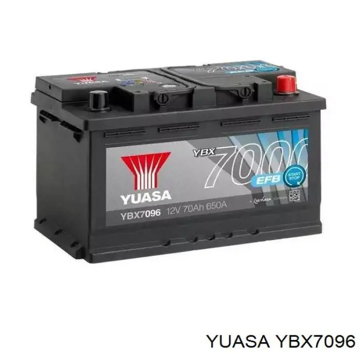 YBX7096 Yuasa Bateria recarregável (PILHA)