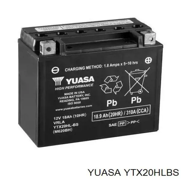 YTX20HLBS Yuasa Bateria recarregável (PILHA)