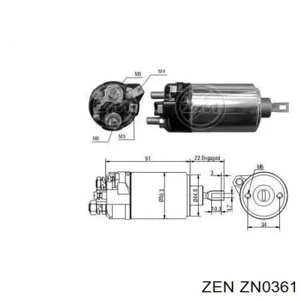 Roda-livre do motor de arranco ZEN ZN0361 preço, a partir de 22,72 USD