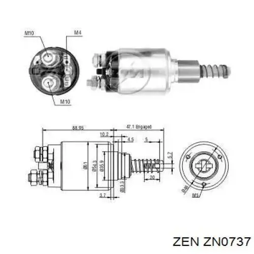 Roda-livre do motor de arranco ZEN ZN0737 preço, a partir de 31,07 USD